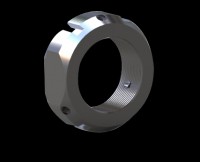 KMT precision lock nut with locking pin