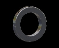 KMFE lock nut with locking pin